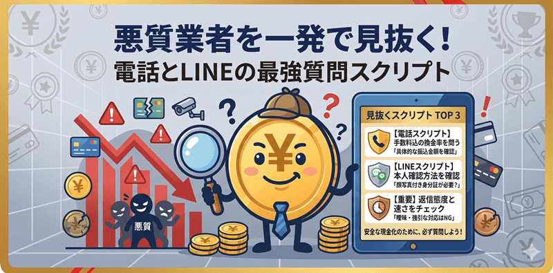 悪質業者を一発で見抜く方法